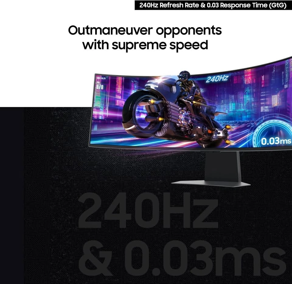 Samsung 49” Odyssey G9 G95SD QD-OLED Curved Gaming Monitor - photo 4