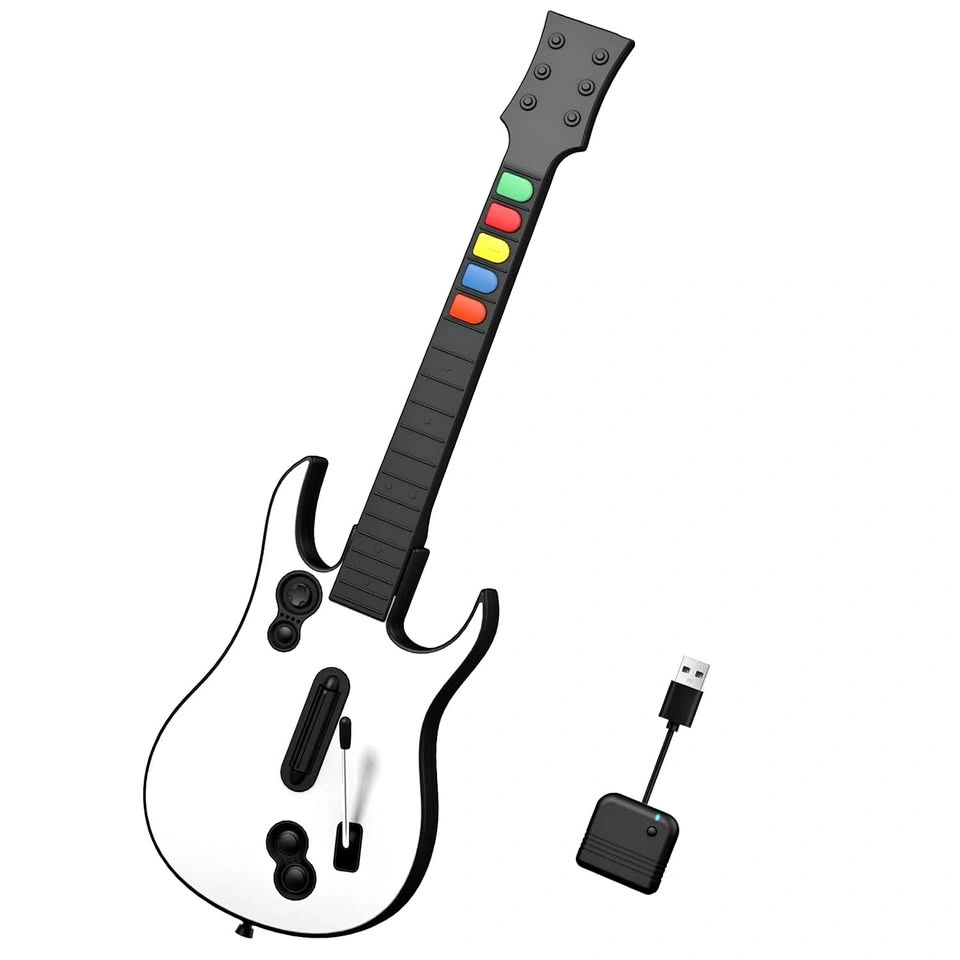 NBCP Wireless Guitar Controller for Xbox/PC – White – Open Box