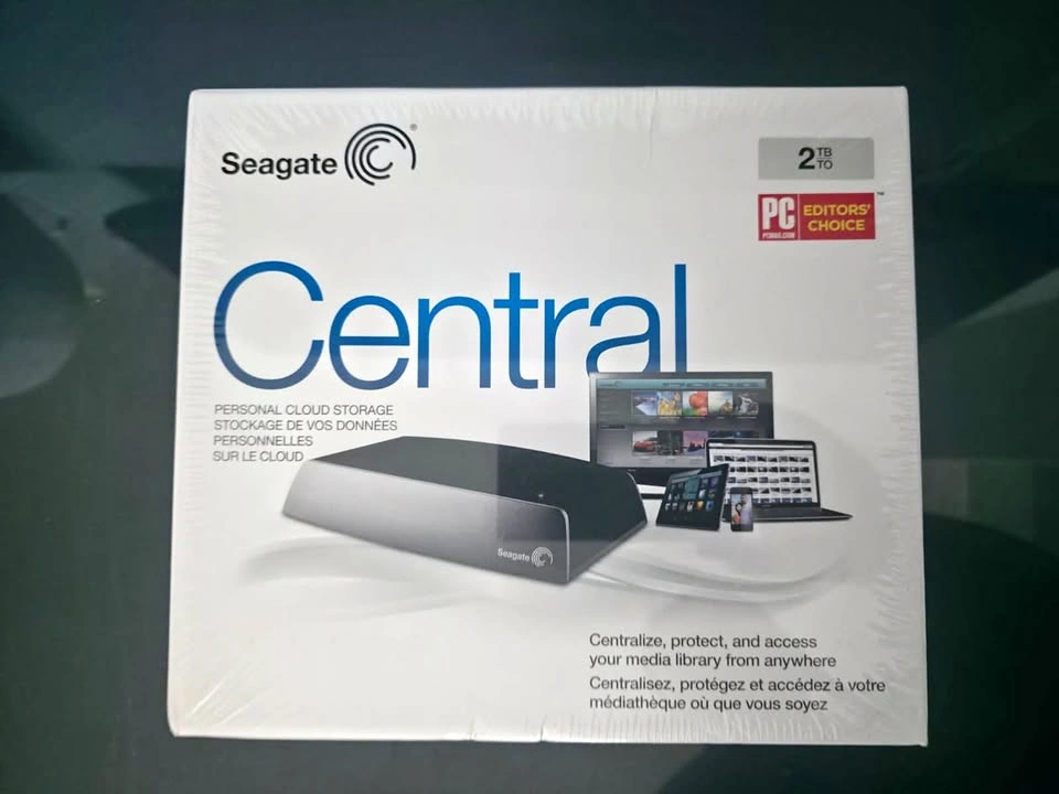 Seagate Central NAS 2TB Network Attached Storage - New