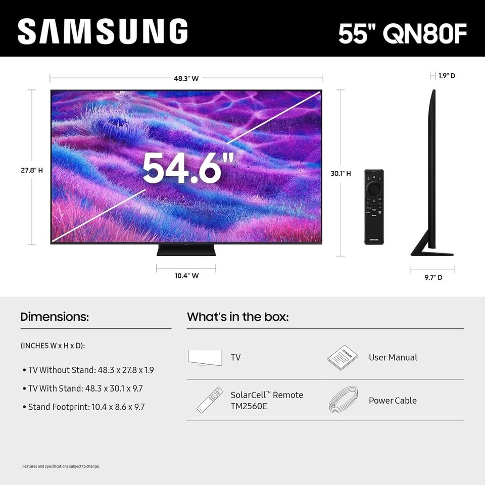 Samsung 55” Neo QLED 4K Smart TV – 2025 Model – Like New - photo 4