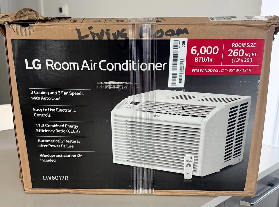 LG 6,000 BTU Window Air Conditioner (Model LW6017R) - photo 3