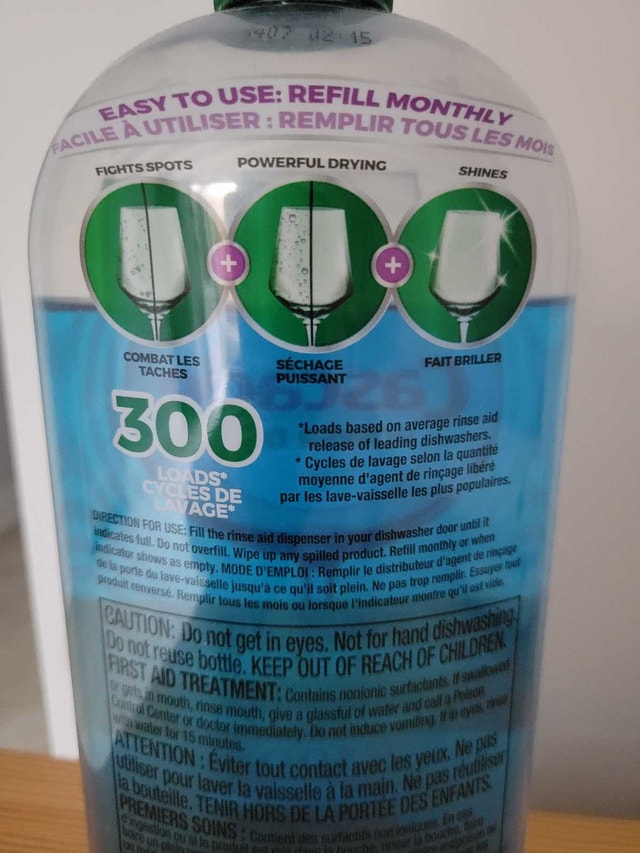 Cascade Power Dry Rinse Aid - photo 3