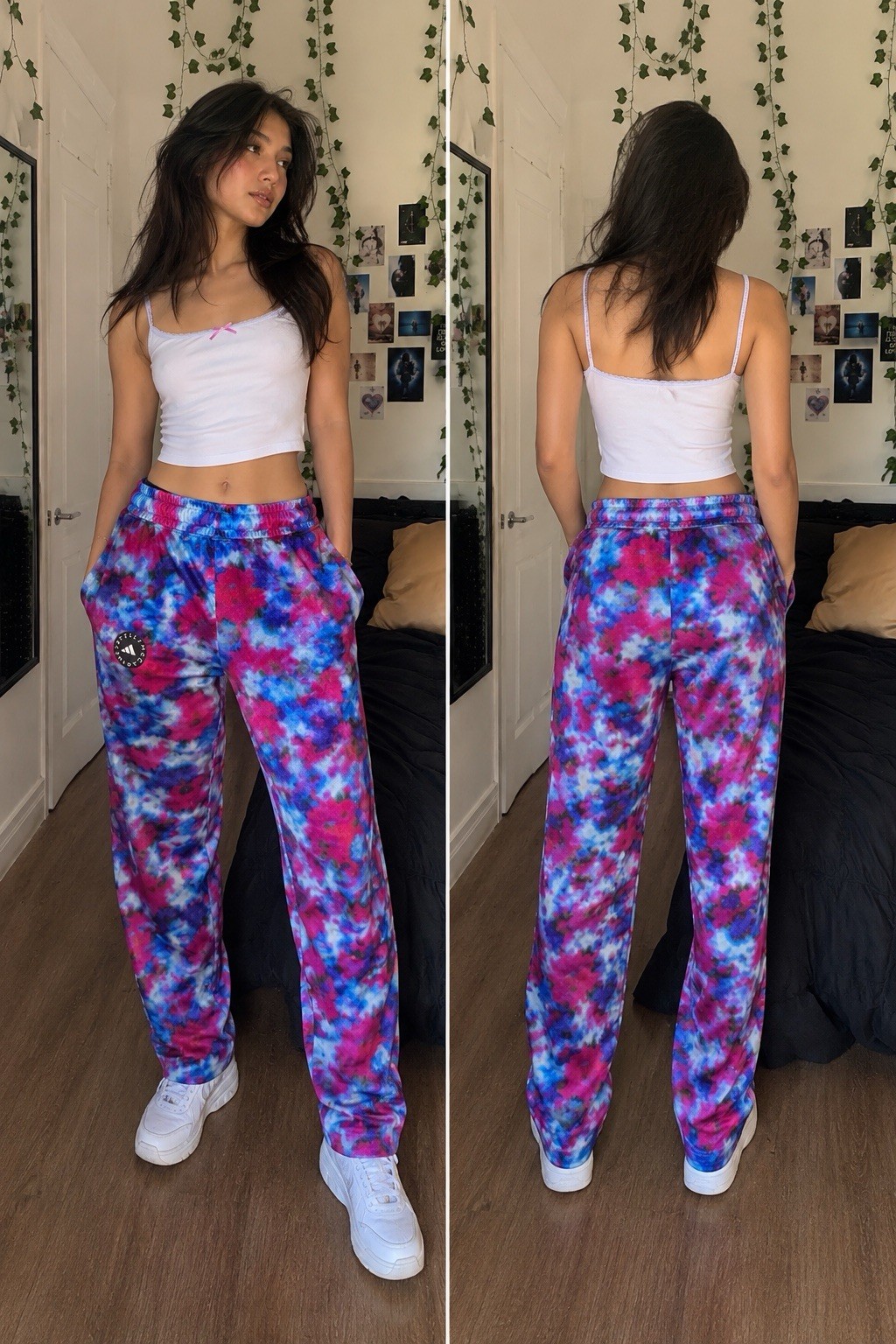 Adidas by Stella McCartney Velour Track Pants Joggers XL - photo 2