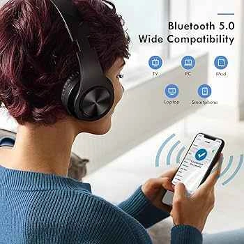 Siindoo JH-923 Black Bluetooth On-Ear Headphones - photo 4