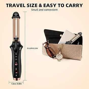 Portable Cordless Travel Hair Curler Type-C Charging - photo 2