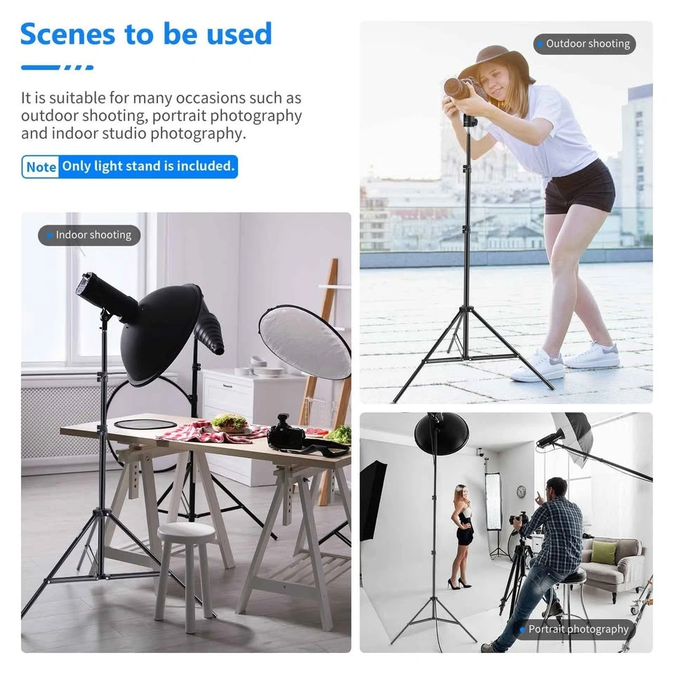 Neewer Photography Light Stand Black Adjustable - photo 2
