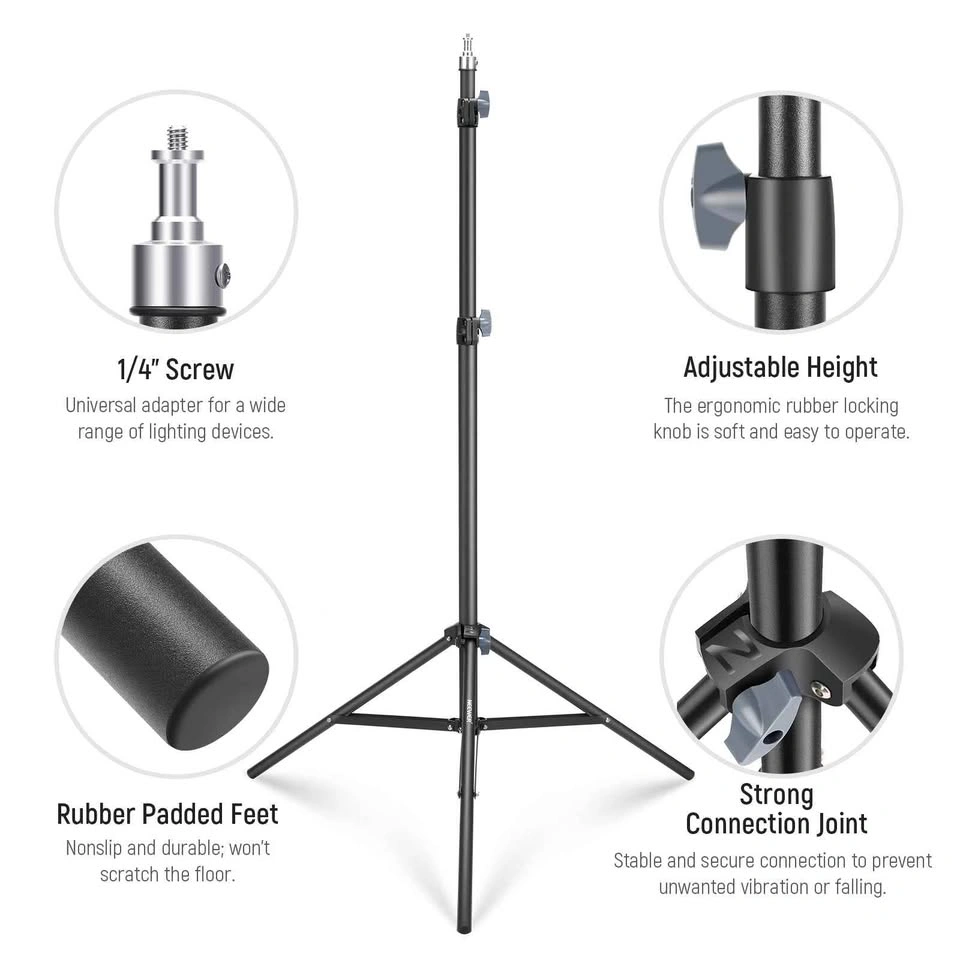 Neewer Photography Light Stand Black Adjustable - photo 4