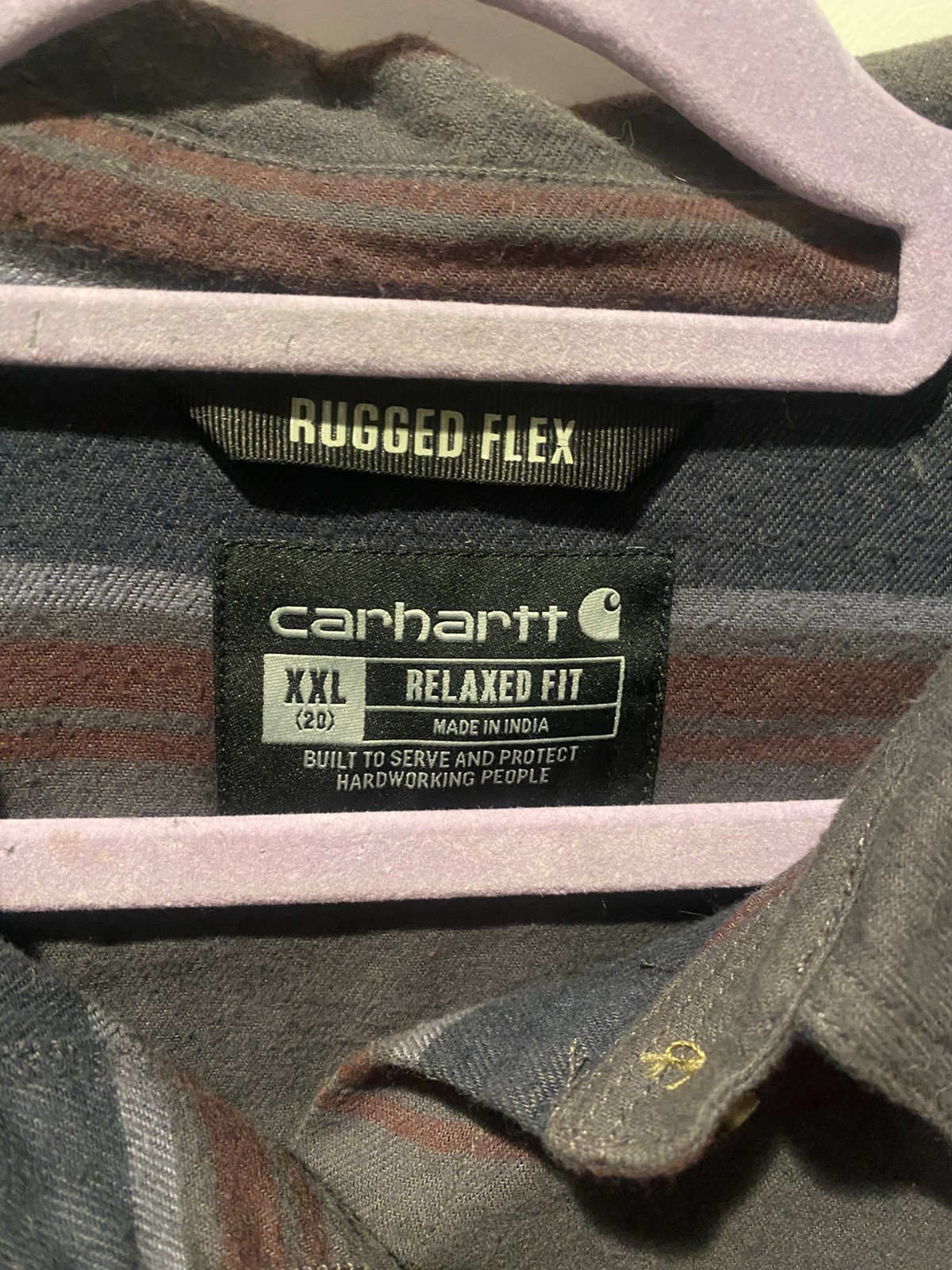 Carhartt Rugged Flex Relaxed Fit Flannel Long Sleeve XXL - photo 3