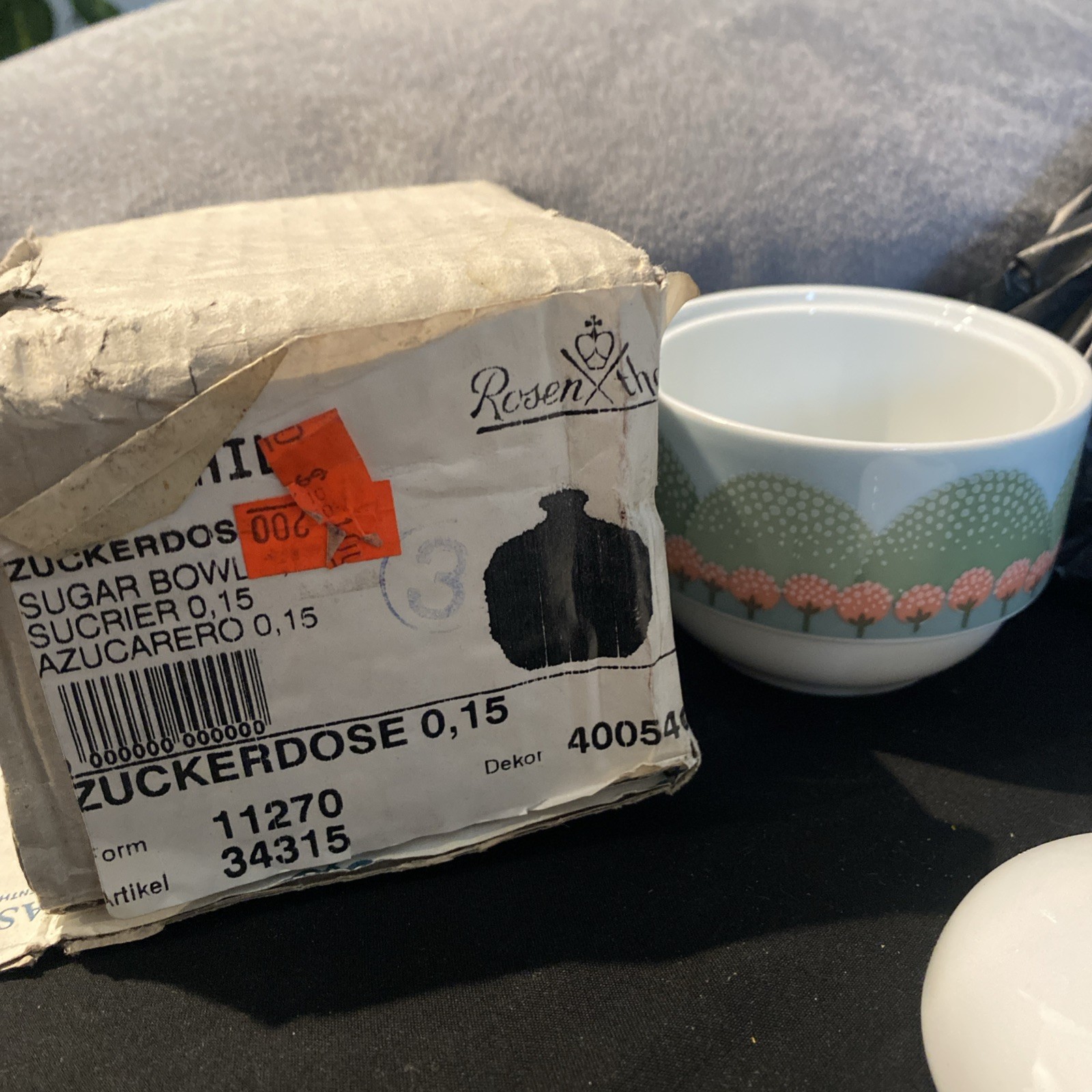 Rare Rosenthal Studio Line "Moj Dom" Sugar Bowl with Lid NIB - photo 5