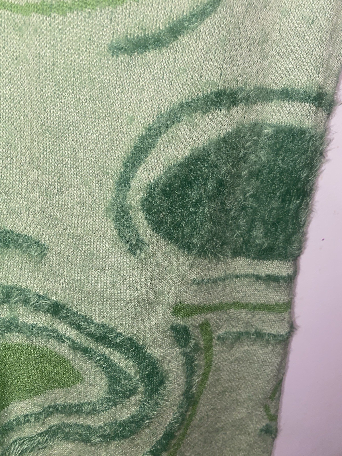 House of Sunny Hockney Dress Lily Pads Green Knit Midi - photo 3