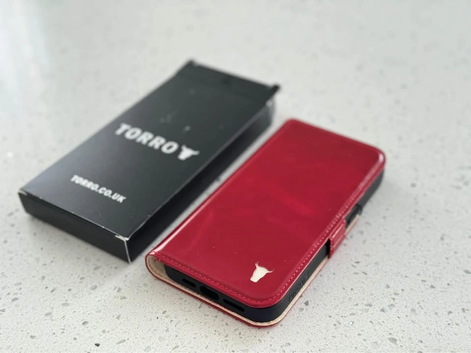 TORRO Premium Leather Case Compatible with iPhone 15 Pro Max