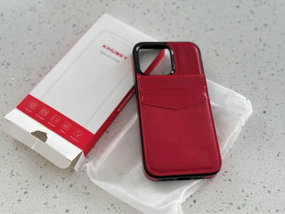 KIHUWEY iPhone 15 Pro Max 6.7 inch Red Case