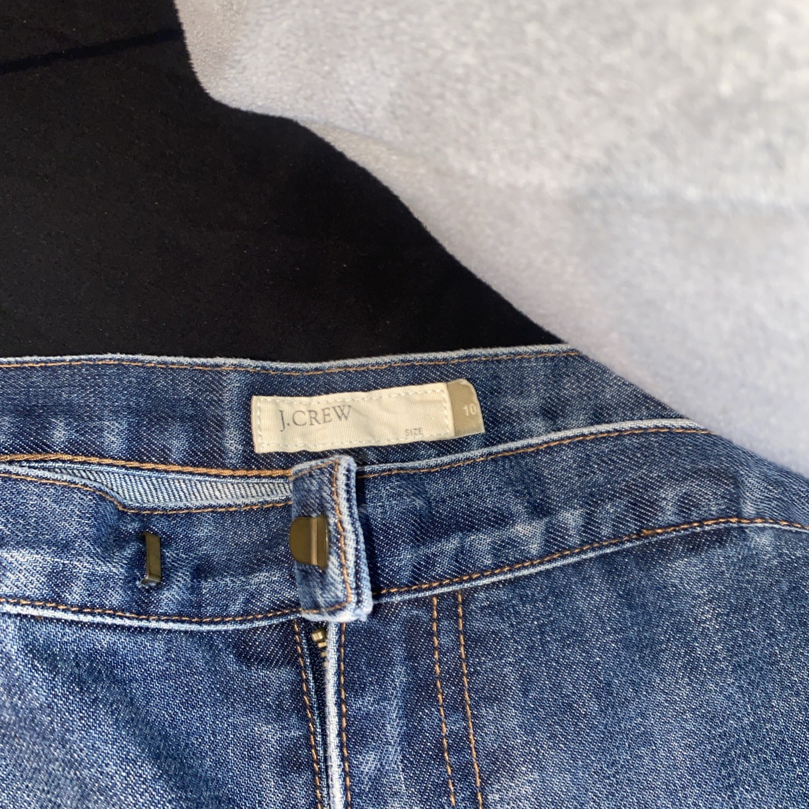 J.Crew Women's Denim Capris Size 10 Blue Medium Wash - photo 4