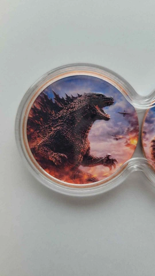 Godzilla vs King Kong Dual Stack 2 x 1oz Copper Collectibles - photo 3