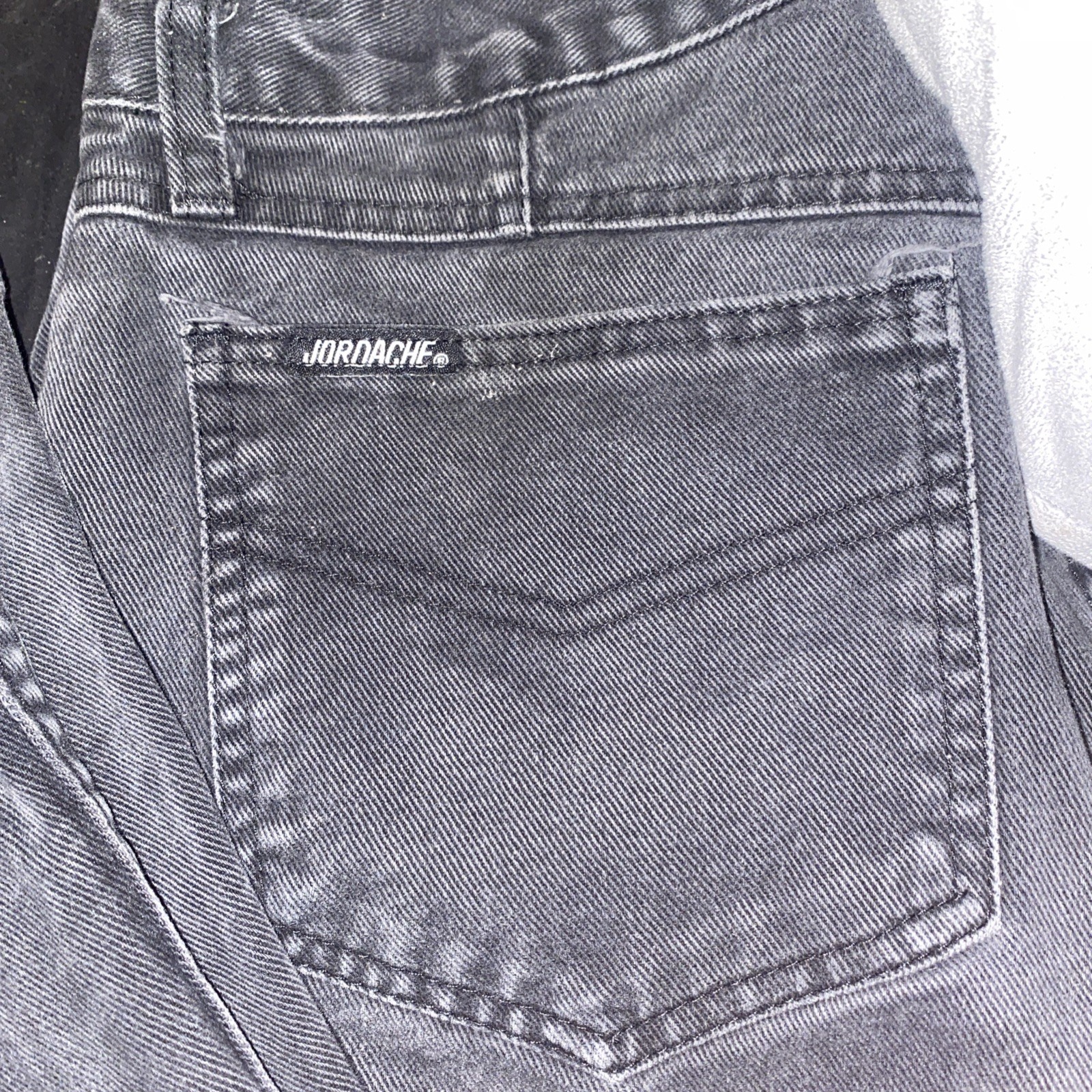 Vintage Jordache Jeans Grey Acid Wash High Waist Mom Size 14 - photo 2