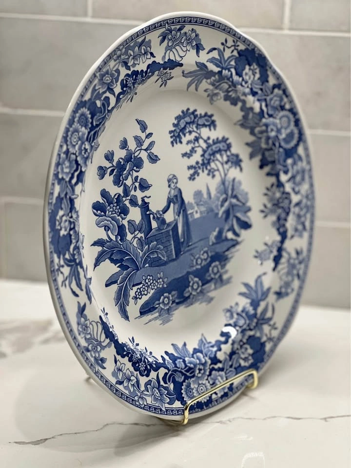 Spode Blue Room Collection 'Girl at Well' Plate - photo 3