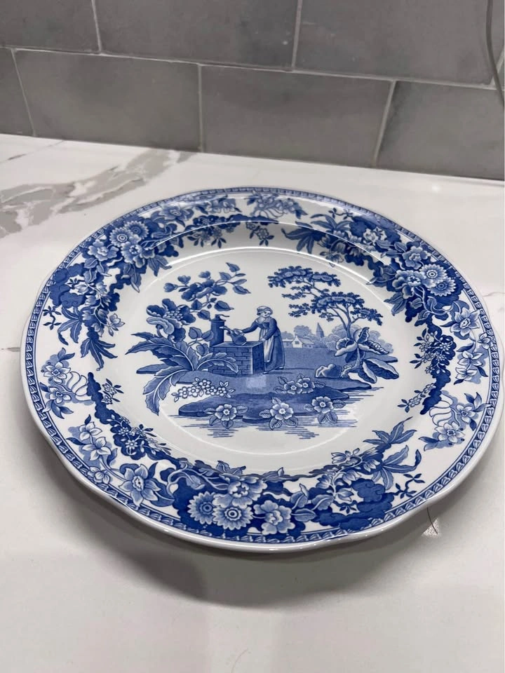 Spode Blue Room Collection 'Girl at Well' Plate - photo 5