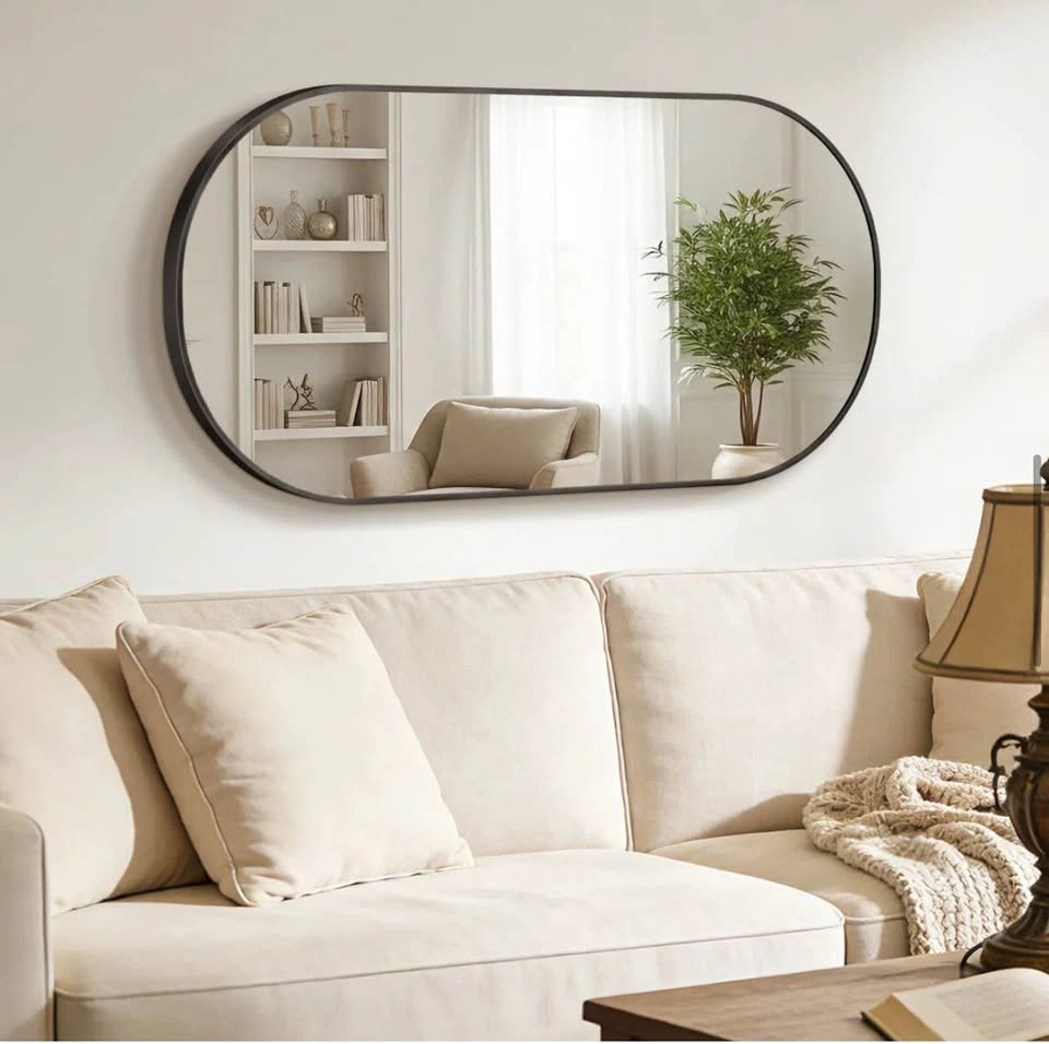 Metal Oval Mirror - photo 2
