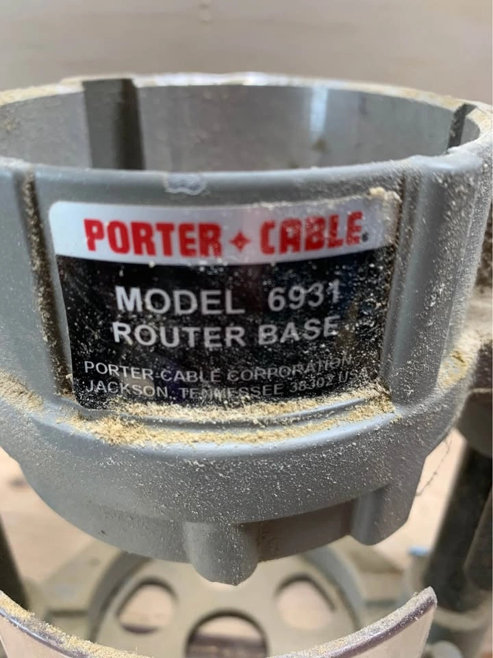 Porter-Cable Router Bases Models 1001 and 6931 - photo 3