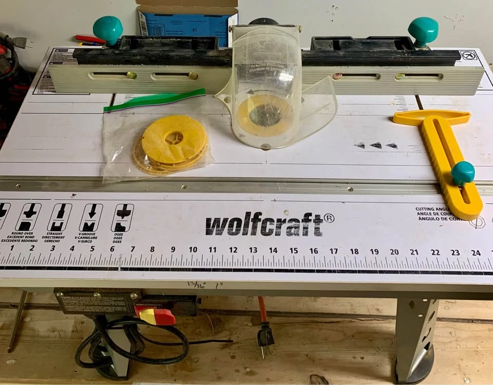 Wolfcraft router table with Rockwell router - photo 2