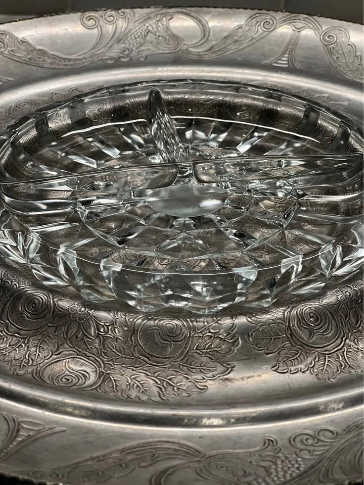 Vintage Wilson Specialties Hand-Wrought Aluminum Lazy Susan - photo 3