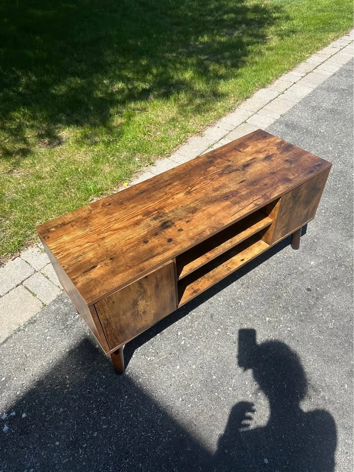Rustic Brown TV stand - photo 4
