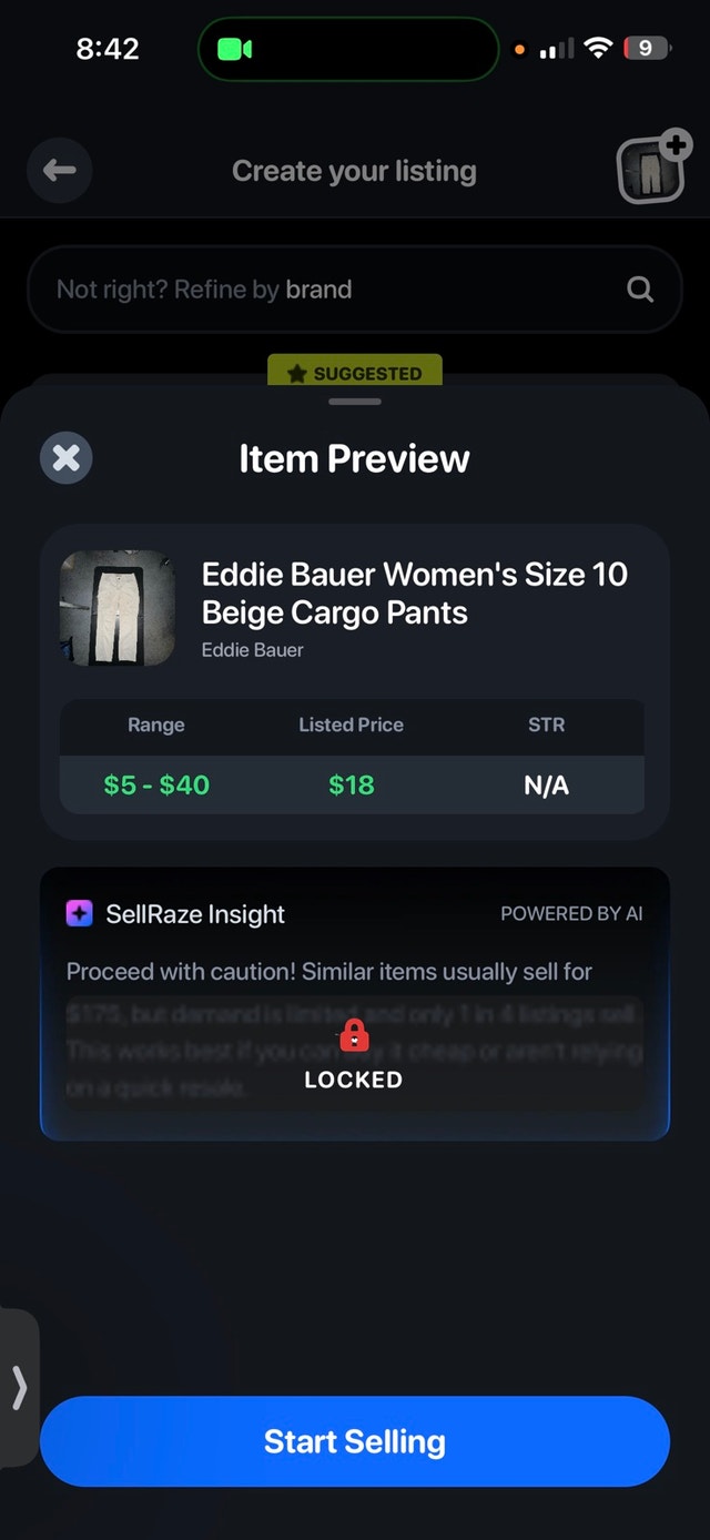 Eddie Bauer woman’s size 10 beige cargo pants - photo 4