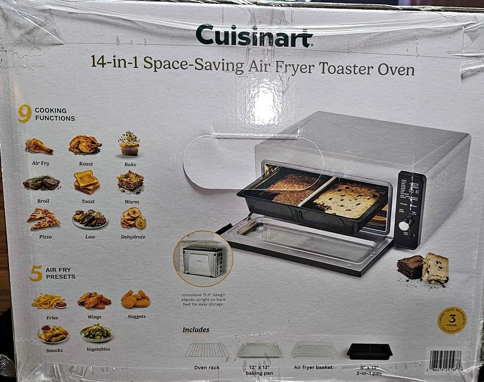Cuisinart 14-in-1 Air Fryer Toaster Oven - Brand New