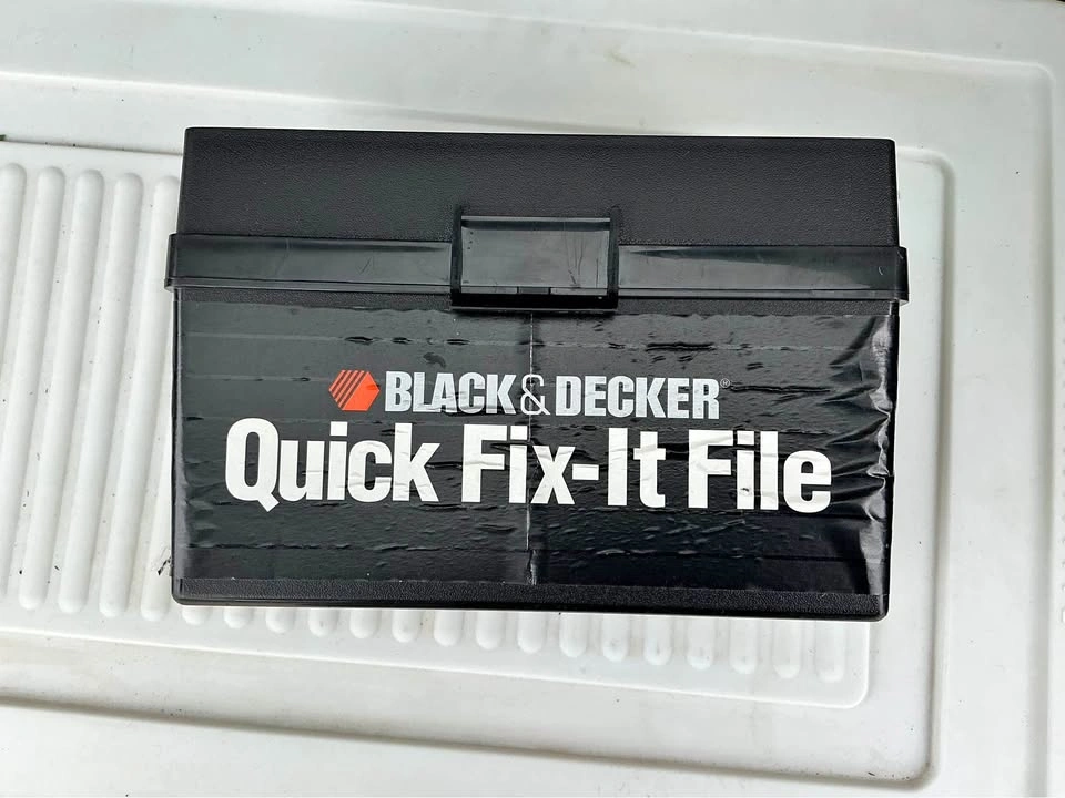 Vintage Black & Decker Quick Fix-It File Kit