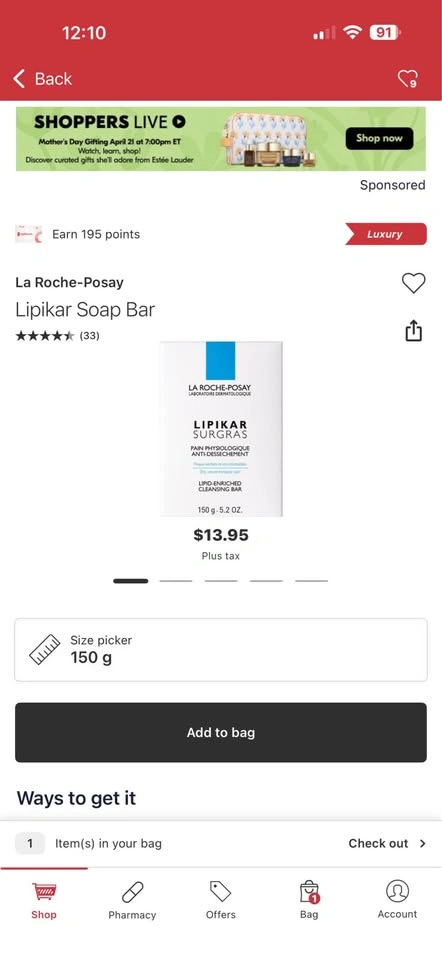 La Roche Posay Lipikar Soap - photo 2