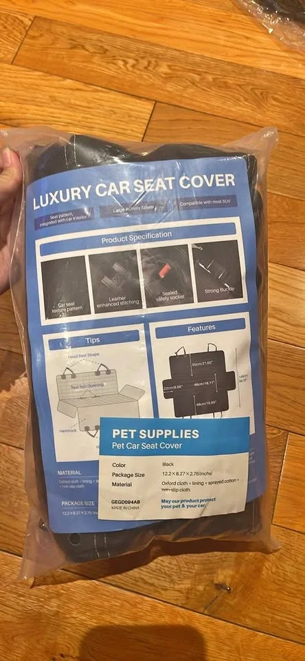 Luxury Pet Car Seat Cover