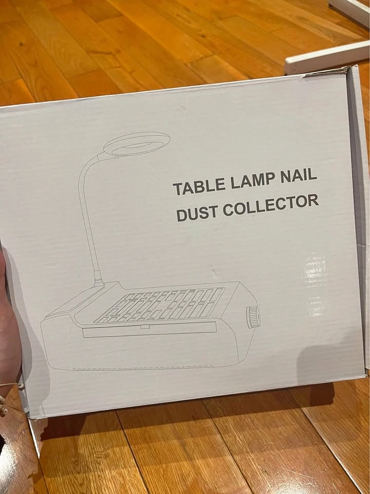 Table Lamp Nail Dust Collector