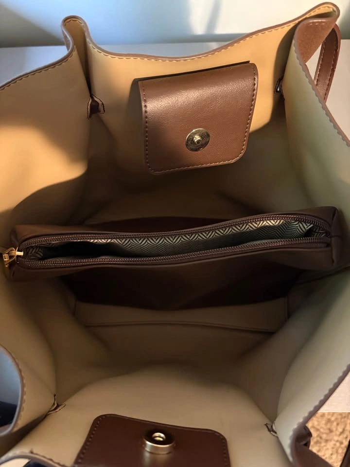 Brown Suede Tote Bag - photo 4