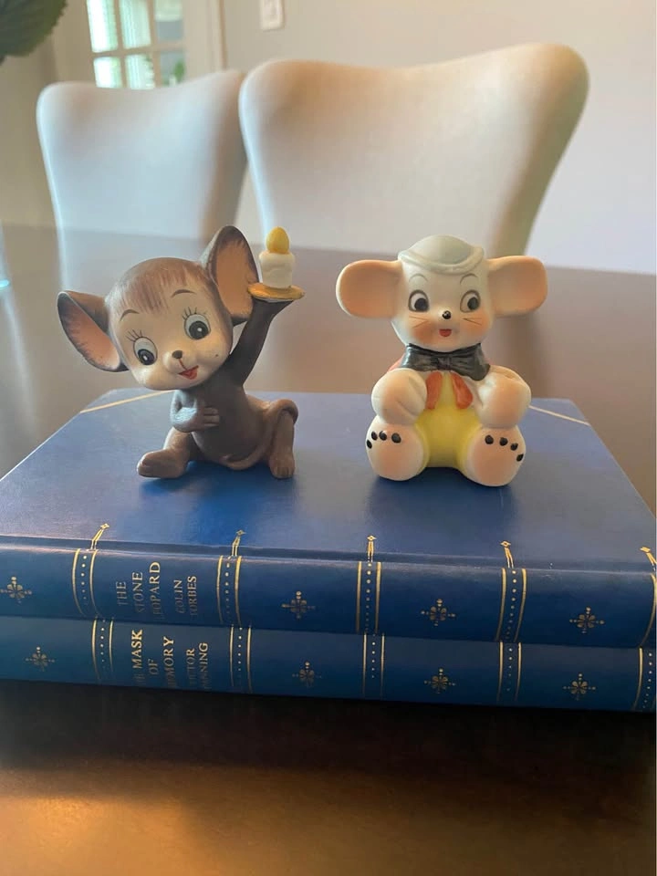Vintage 50s Japan Kitsch Mice - photo 2