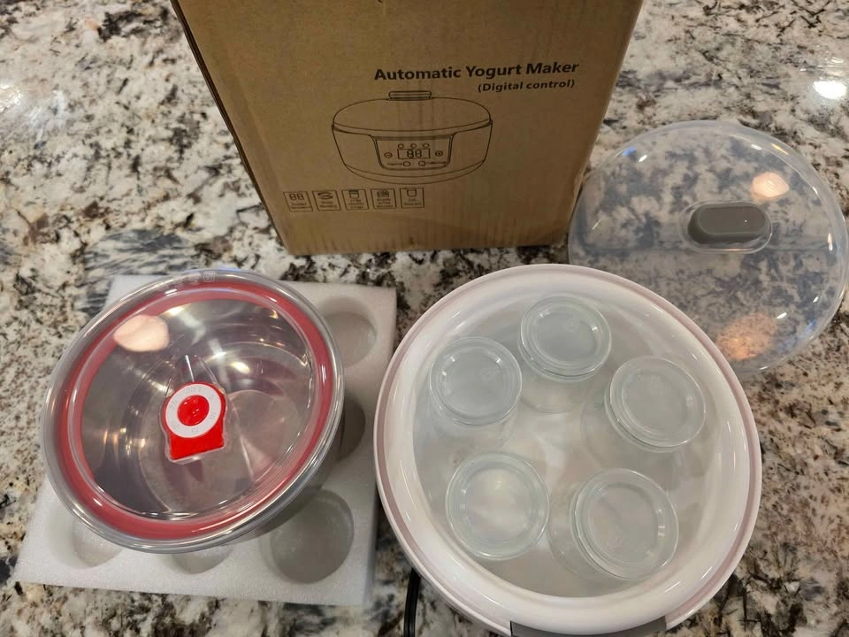 Yogurt Maker - Automatic Digital with Glass Jars & Stainless Ste - photo 3