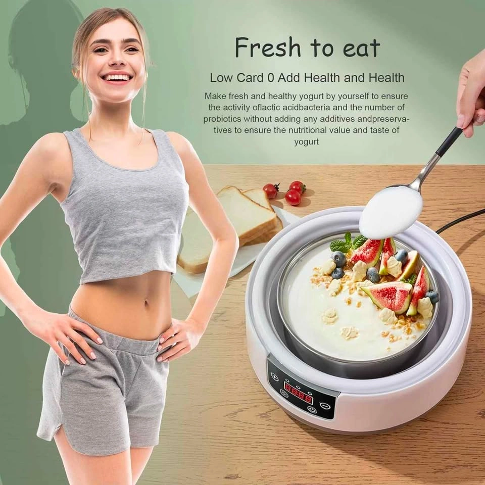 Yogurt Maker - Automatic Digital with Glass Jars & Stainless Ste - photo 5