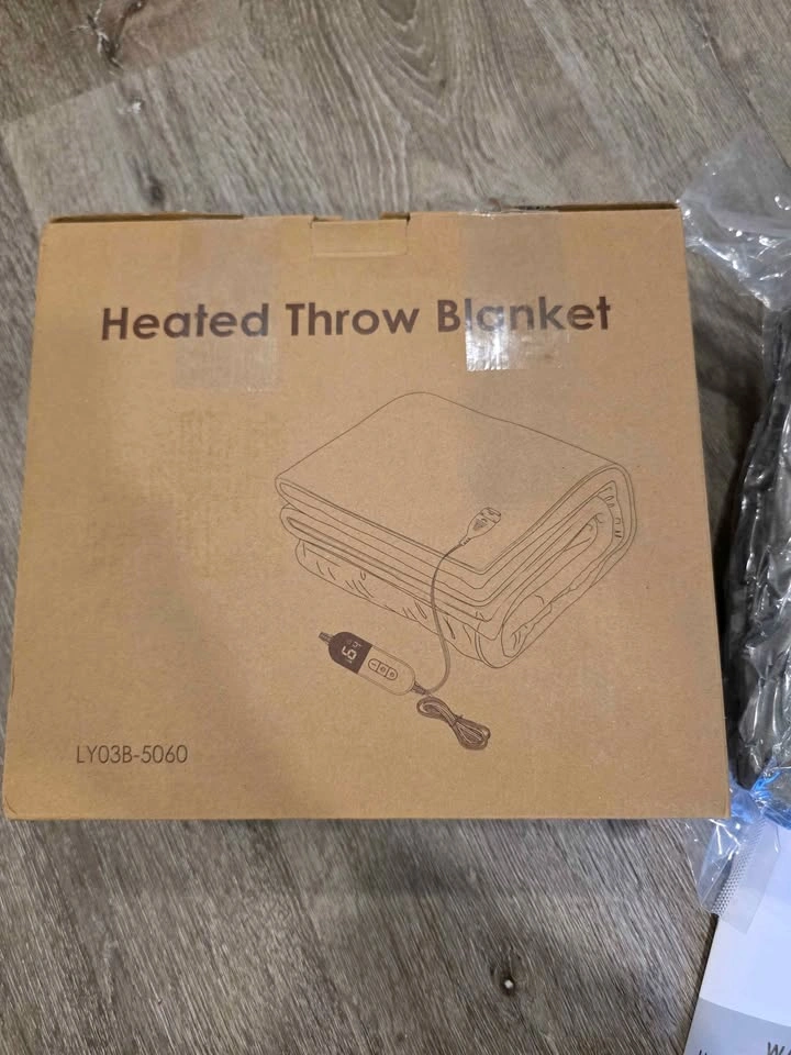 Heated Throw Blanket 50"x60" with 6 Heating Levels - photo 2
