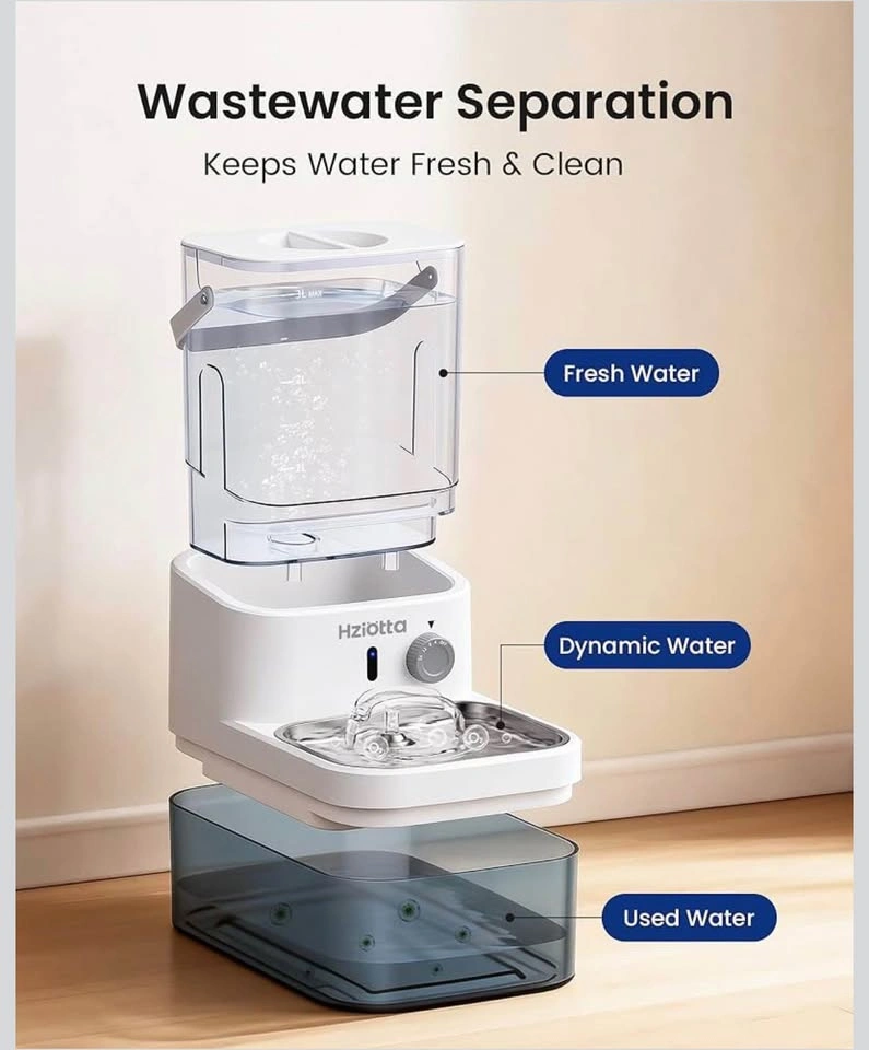 Wastewater Separation Cat Water Fountain No Filter - photo 2
