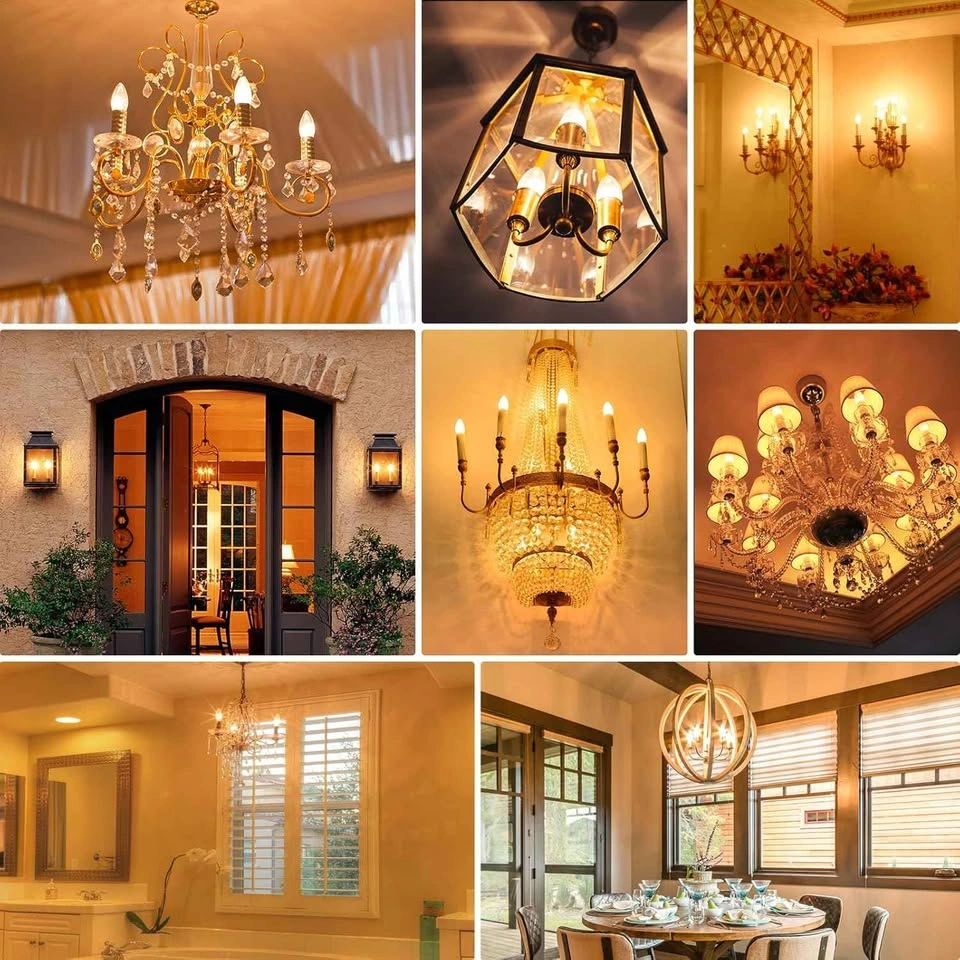 23-Pack Dimmable E12 LED Candelabra Bulbs – Amber Warm White - photo 5