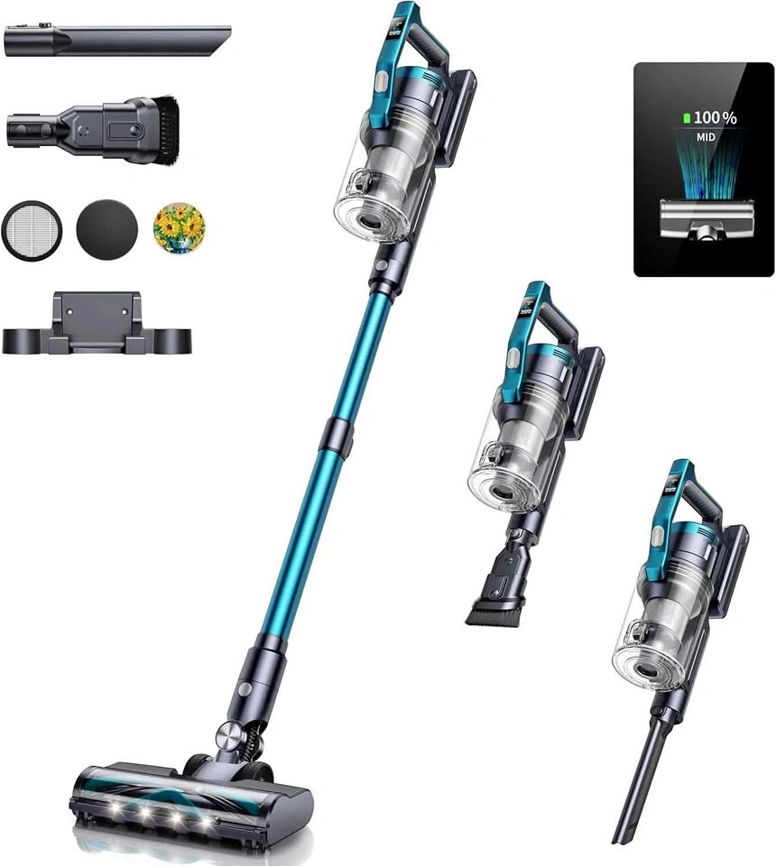 450W Cordless Stick Vacuum Cleaner (38KPa Suction)