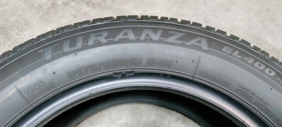3x 175/65R15 Bridgestone Turanza Allseasons Tires - photo 3