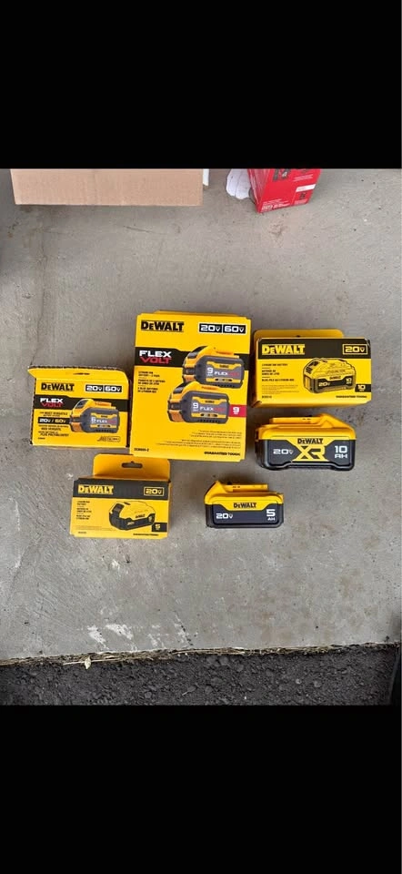 Brand New Dewalt Battery’s