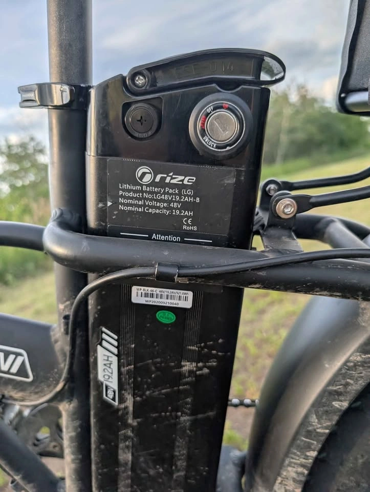 750W Rize foldable fat tire ebike with upgrades 45km/h - photo 5