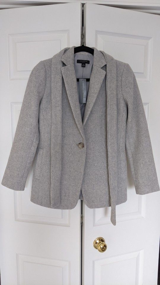 Ann Taylor Light Gray Women's Blazer