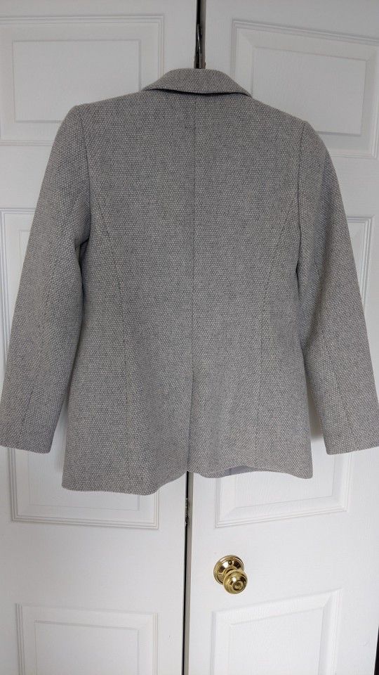 Ann Taylor Light Gray Women's Blazer - photo 2