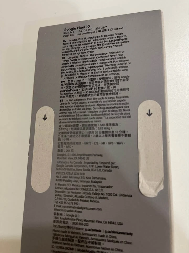 Google Pixel 10 256GB Obsidian - Brandnew - photo 2