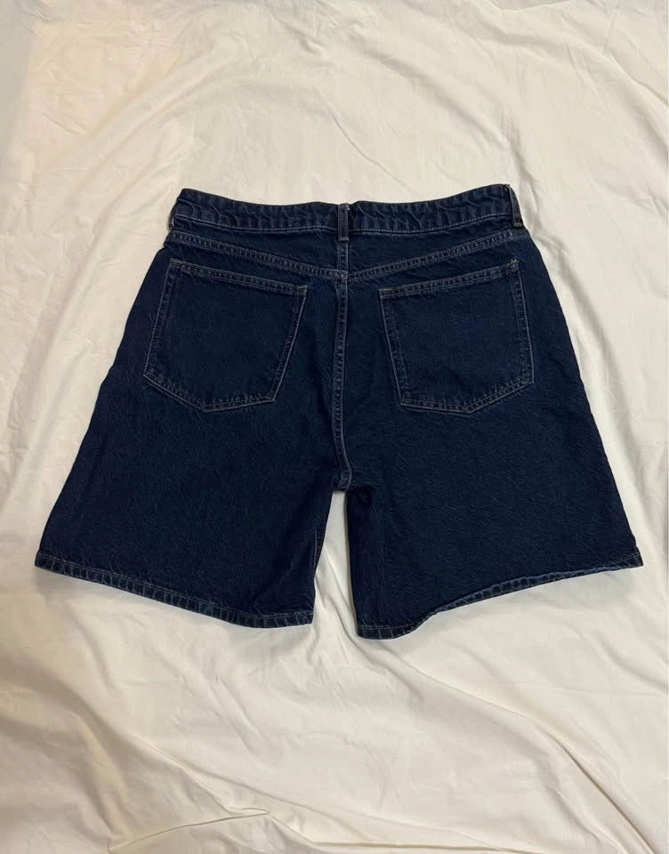 H&M Dark Wash Denim Jorts - photo 3
