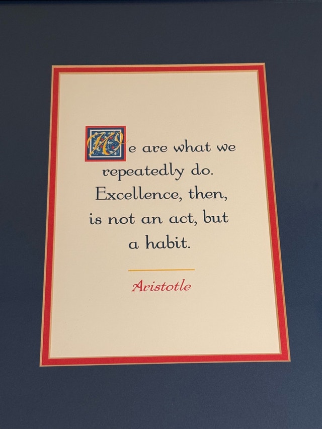 Aristotle Quote Framed Wall Art - photo 2