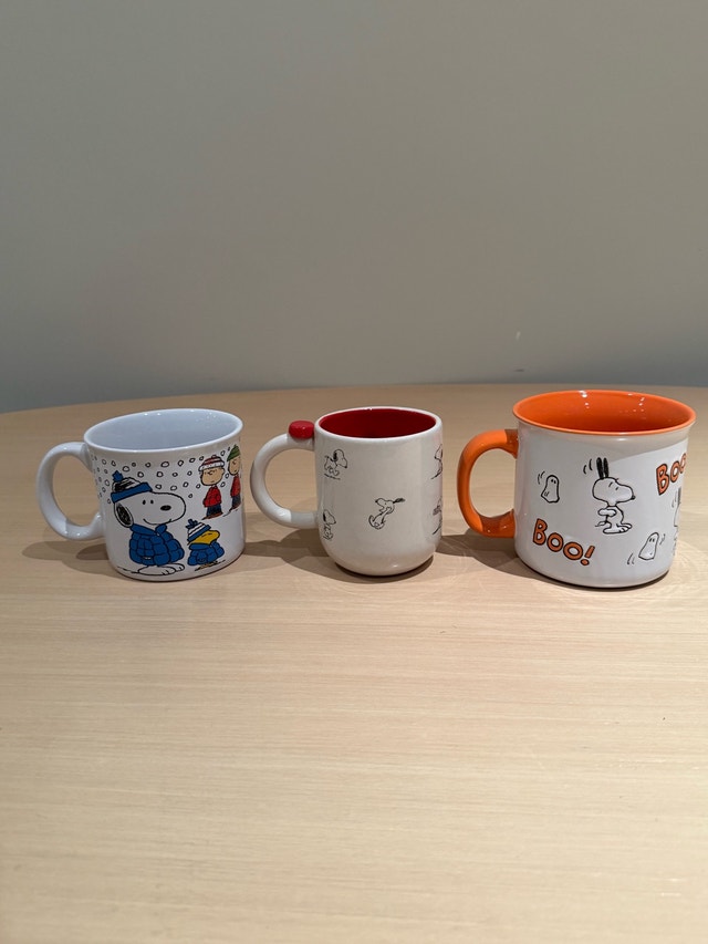 Peanuts Snoopy Mugs Set of Three - photo 2