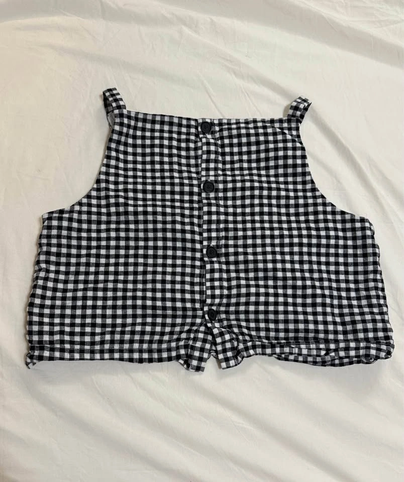 Gap Linen Blend Cropped Tank - photo 2